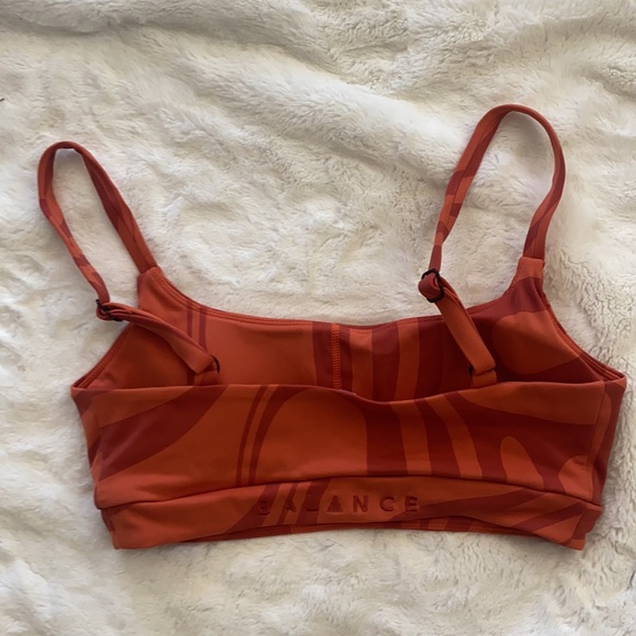 Balance Vitality Athletica Orange Sports Bra - Picture 3 of 3